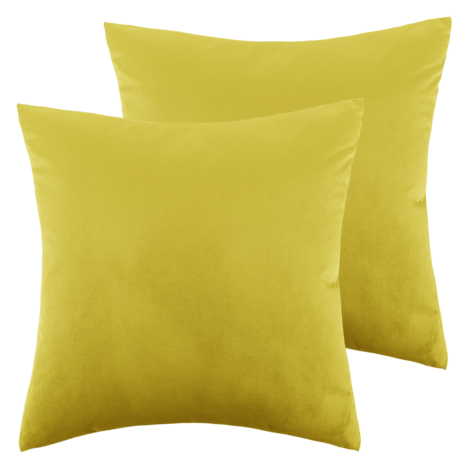 Lewondr Waterproof Outdoor Throw Pillow Cover 45x45cm Yellow 2 Pack Relax Printing Throw Pillow Case UV Protection Garden Cushion Cover for Patio Sofa Couch Balcony Christmas Decor 18x18 